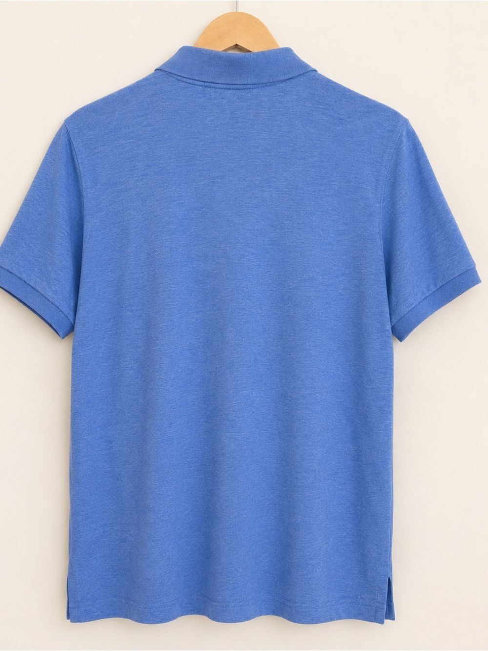 Polo Ralph Lauren Custom Slim Fit Men’s Heather Blue Polo Medium Classic Logo - Picture 2 of 6